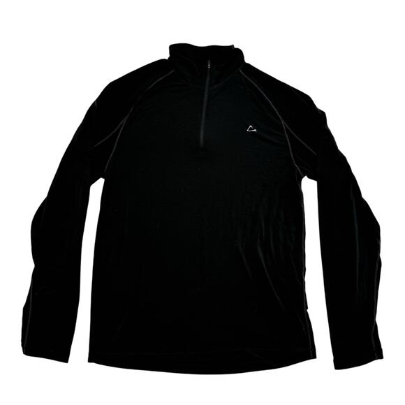 Paradox Other - PARADOX Merino Blend Black 1/4 Zip Mens Pullover Long Sleeve Size Small Wool